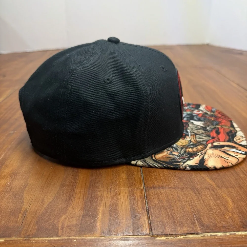 Bioworld Marvel Deadpool Adult Size Comic Bill Brim Snapback Hat Cap